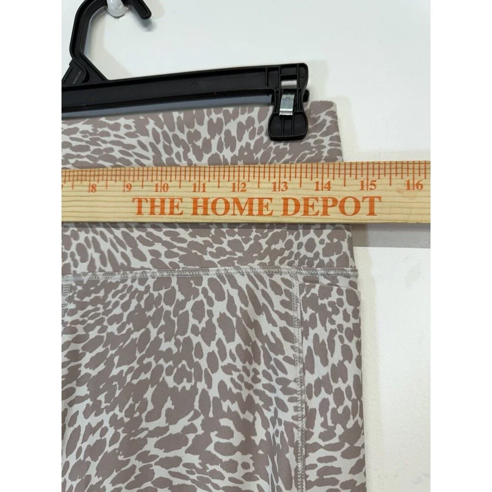 VUORI Womens Studio Pocket Legging Animal Print Drawstring Joggers Gray L - Picture 7 of 16